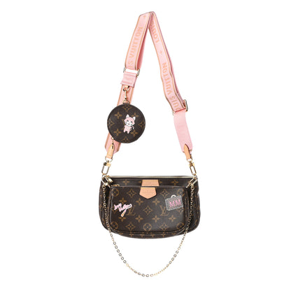 Louis Vuitton Monogram My LV World Tour Multi Pochette Accessories Rose Clair 1 of 9