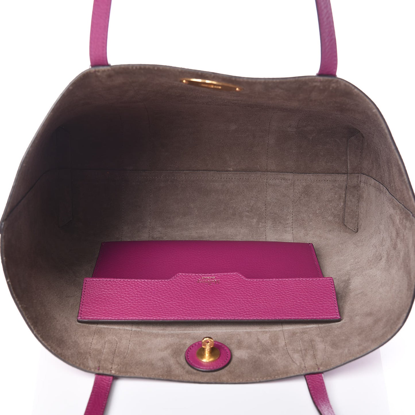 Small Classic Grain Bayswater Tote Violet Clay