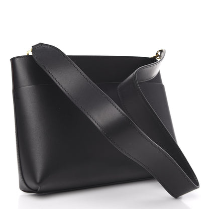 Mansur Gavriel Calfskin Logo Debossed Bag Black 3 of 10
