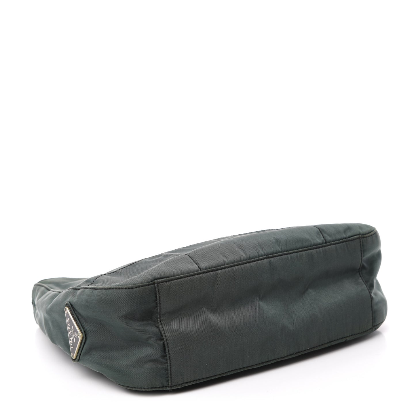 Nylon Quilted Shoulder Bag Dark Green