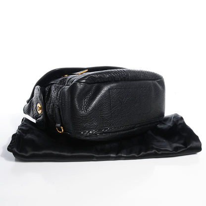 Saint Laurent Leather Medium Besace Flap Black 4 of 7