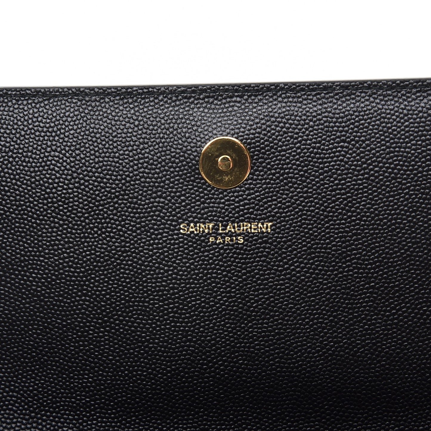 Grain De Poudre Monogram Cassandre Clutch Black