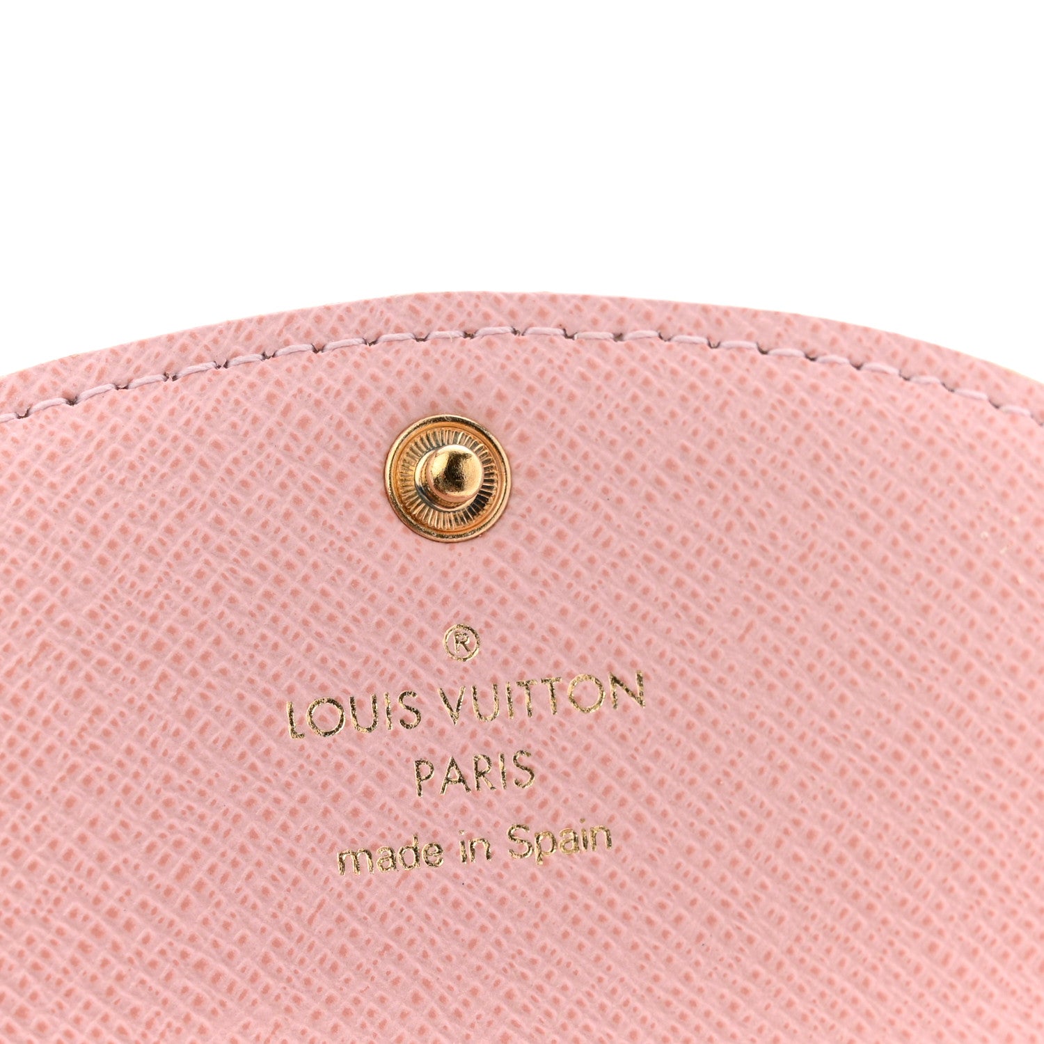 Louis Vuitton Damier Azur Rosalie Coin Purse Rose Ballerine 6 of 9