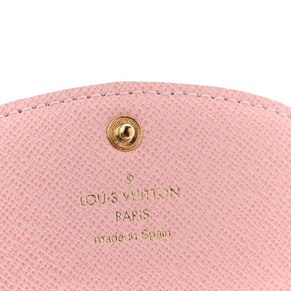 Louis Vuitton Damier Azur Rosalie Coin Purse Rose Ballerine 6 of 9
