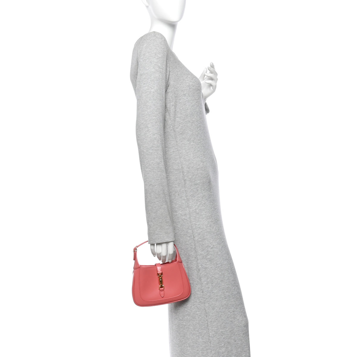 Gucci Boarded Dyana Lux Calfskin Mini Jackie 1961 Hobo Pink 2 of 9