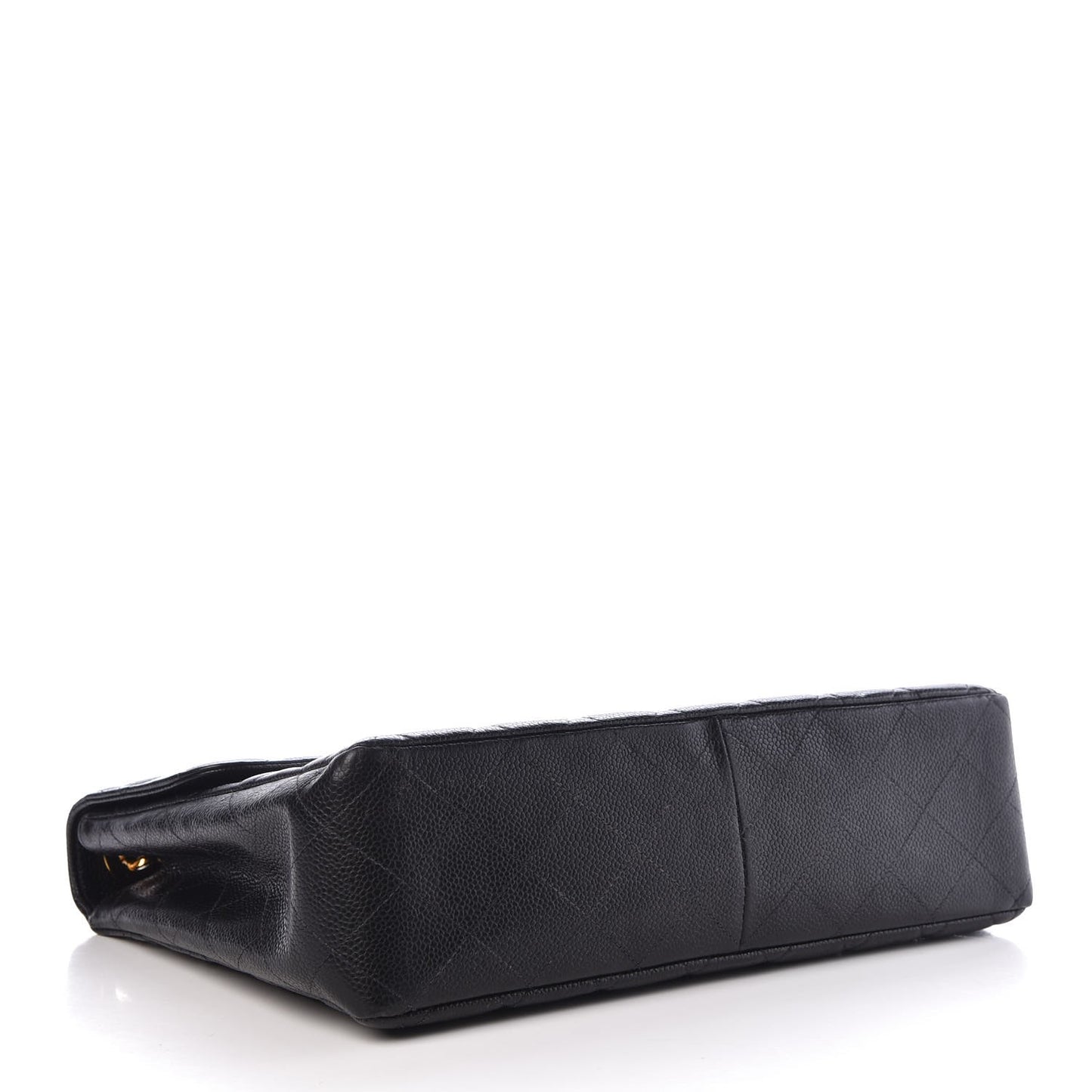 Caviar Quilted Jumbo Single Flap Black