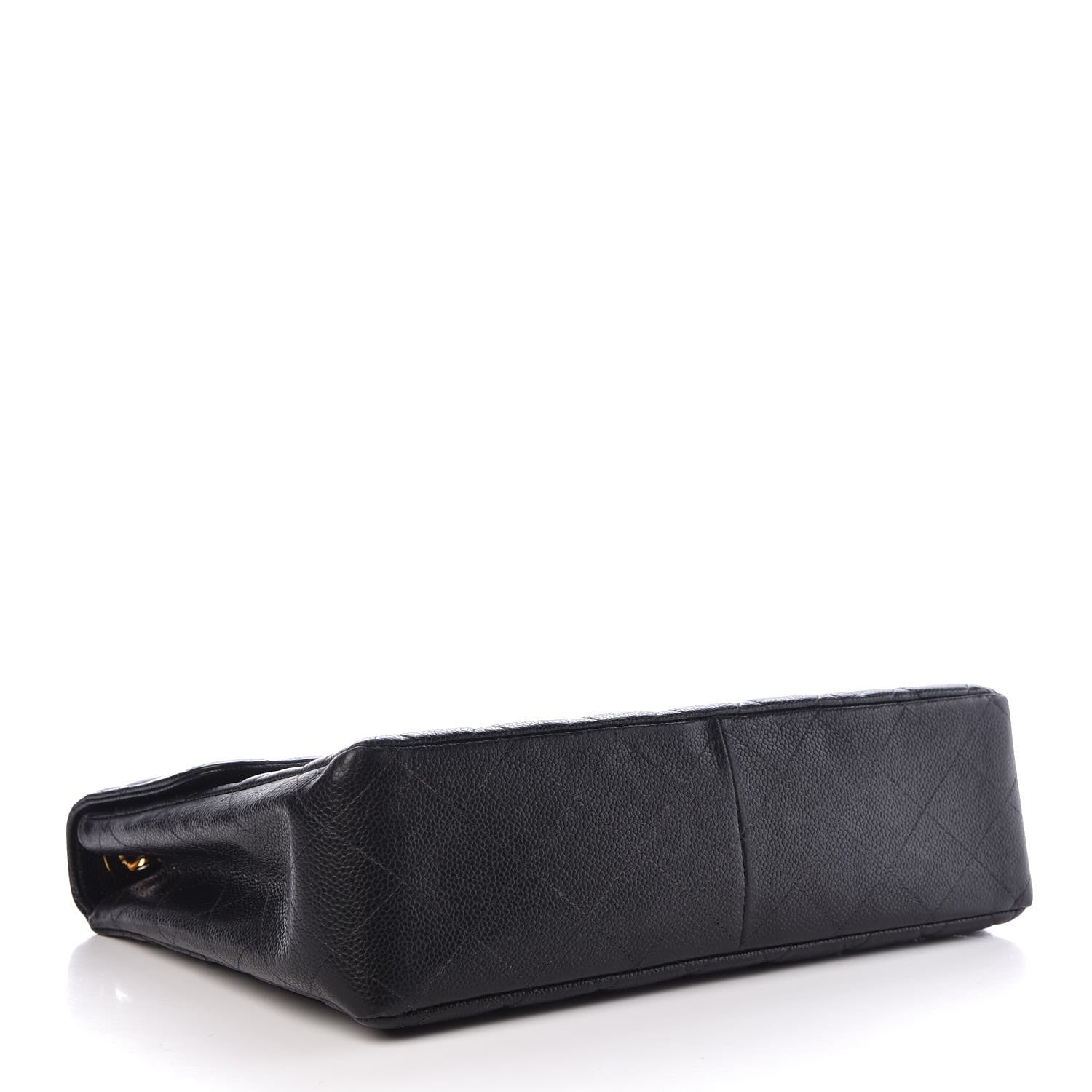 Chanel Caviar Quilted Jumbo Single Flap Black 5 of 8