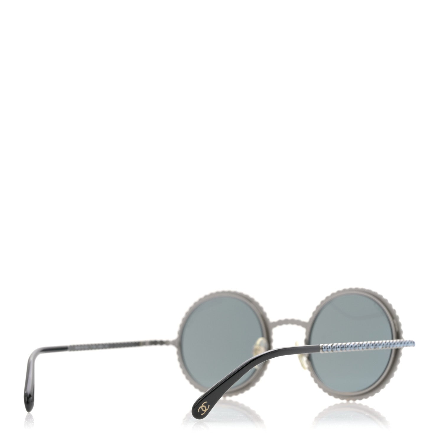 Chanel Pearl Round Sunglasses 71138 Grey 4 of 8
