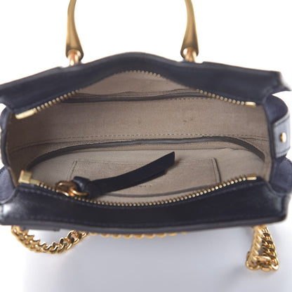 Chloe Calfskin Suede Mini Pixie Signature Belt Bag Full Blue 5 of 7