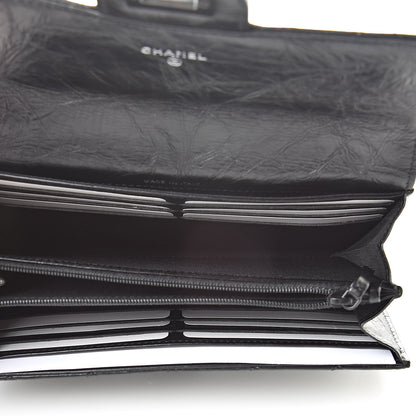 Chanel Aged Calfskin Quilted 2.55 Reissue Flap Wallet So Black 5 of 8