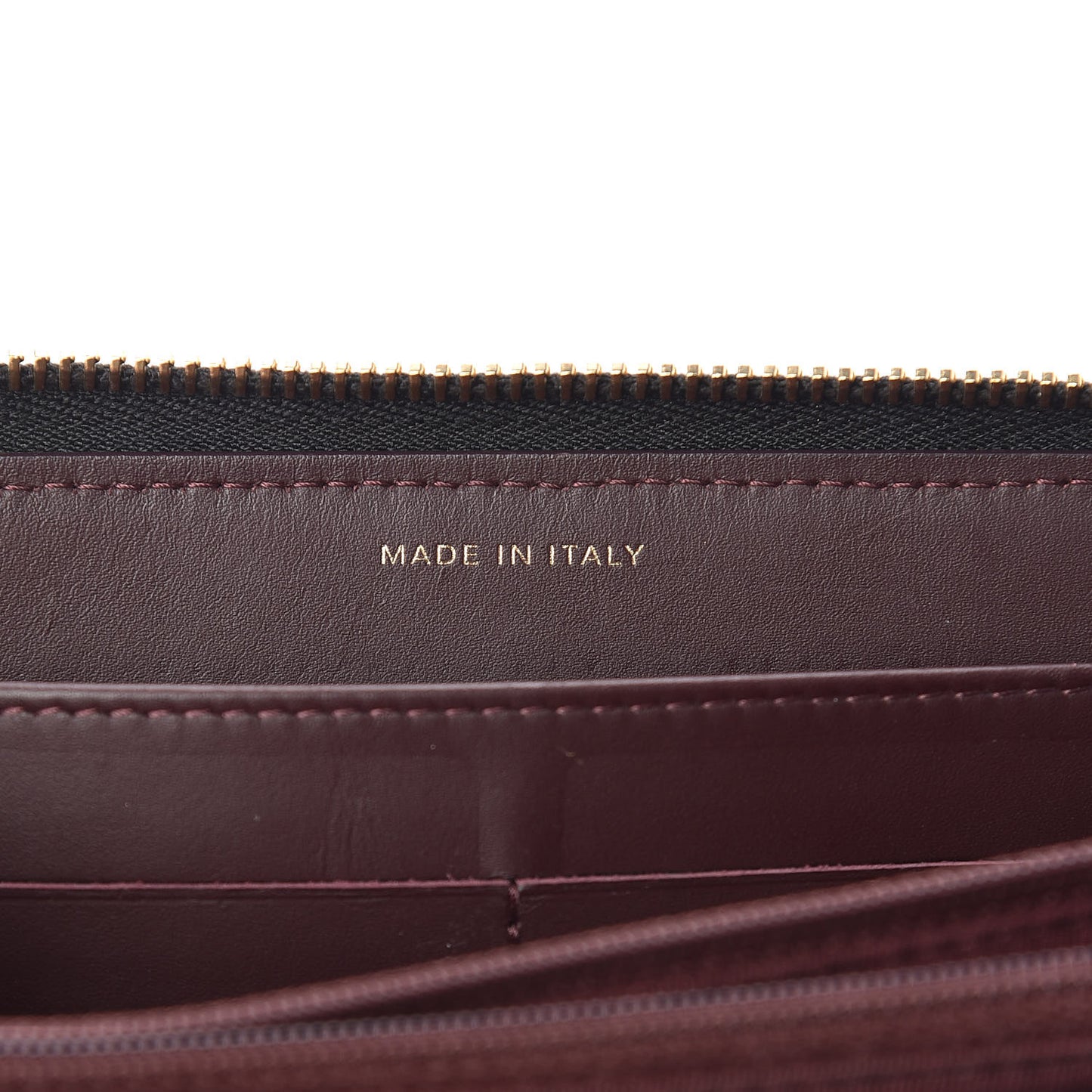 Caviar Quilted Large Gusset Zip Around Wallet Black