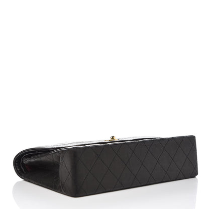 Chanel Lambskin Quilted Medium Double Flap Black 4 of 13