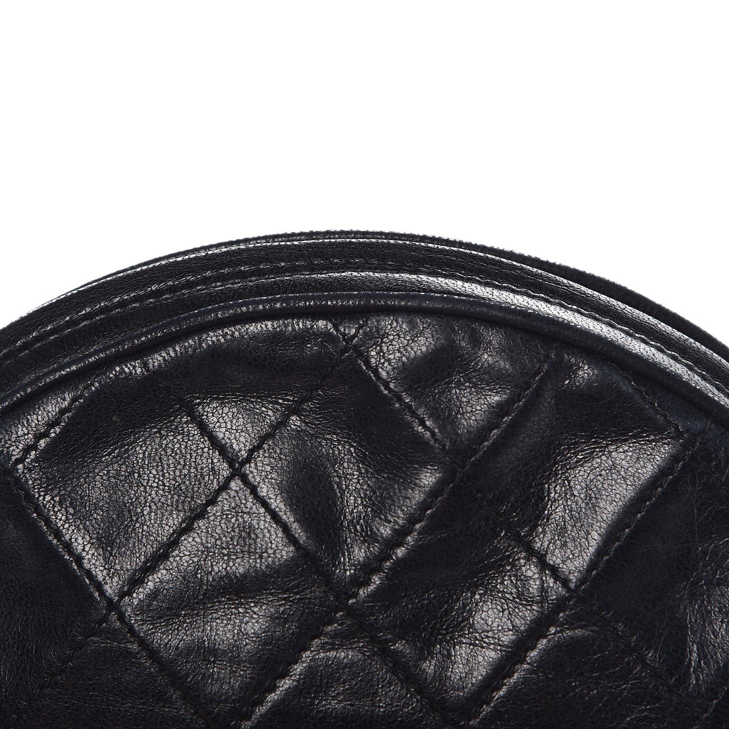 Chanel Lambskin Quilted Round Tassel Crossbody Bag Black 8 of 8