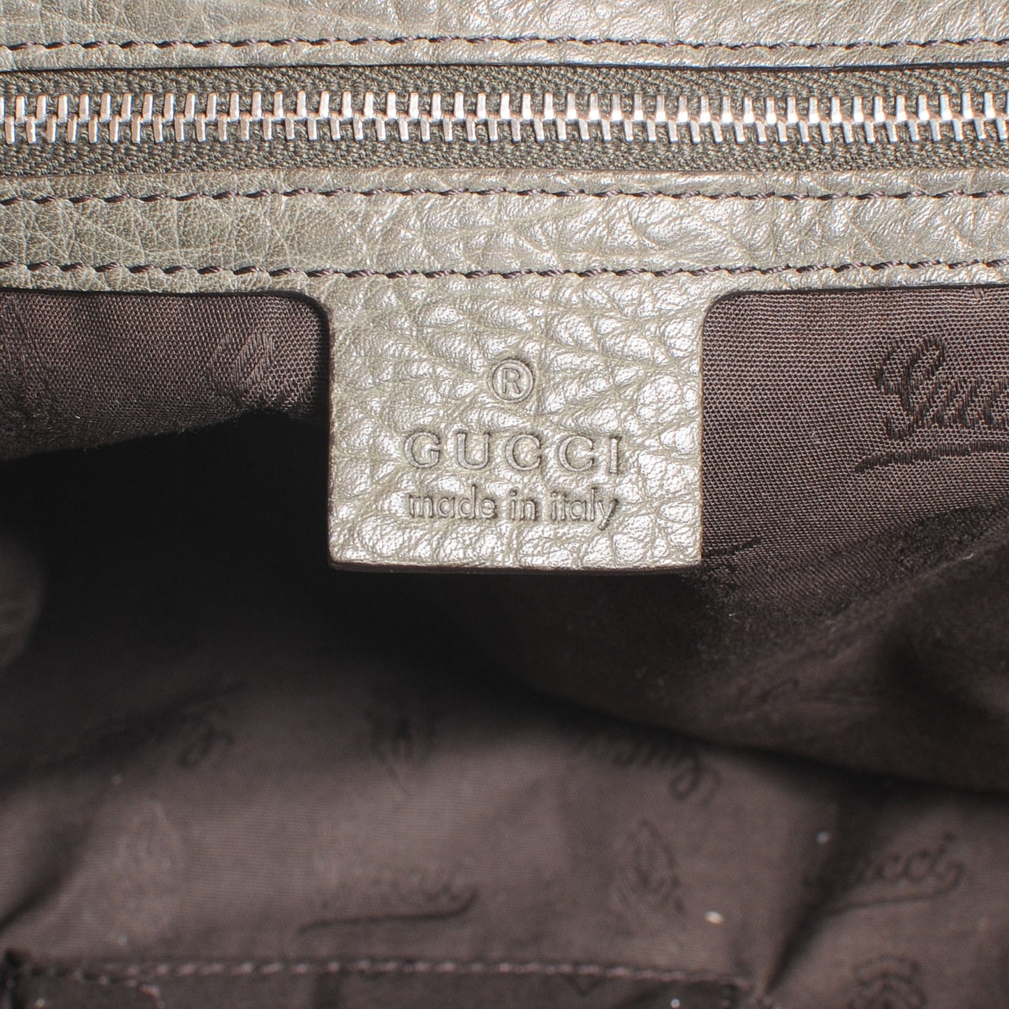 Monogram Bamboo Bar Large Tote