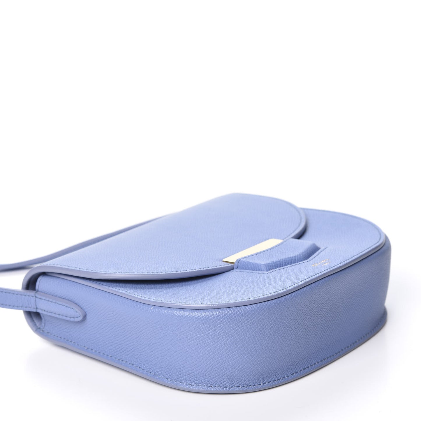 Grained Calfskin Small Trotteur Porcelain