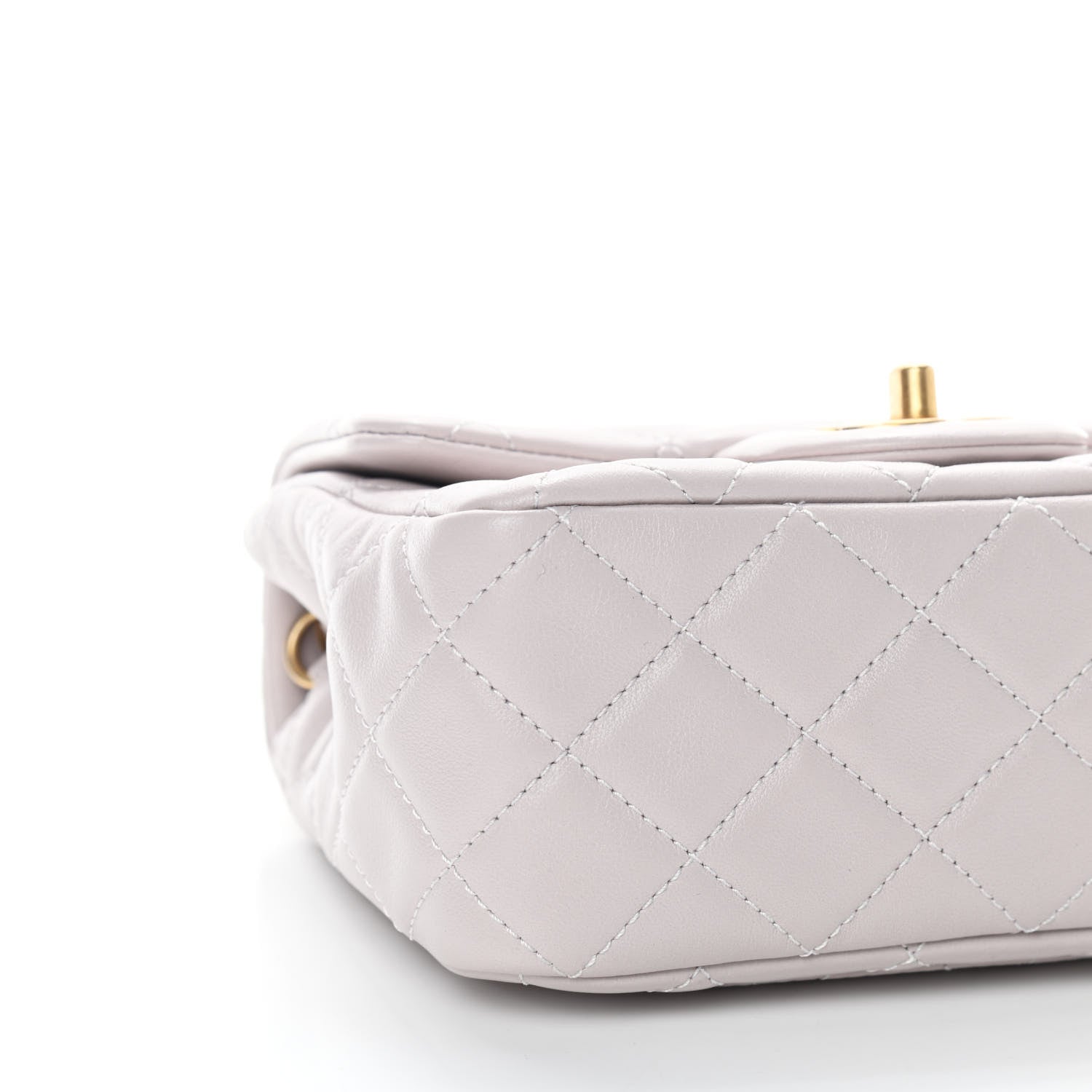 Chanel Lambskin Quilted Mini Pearl Crush Flap Light Purple 6 of 8