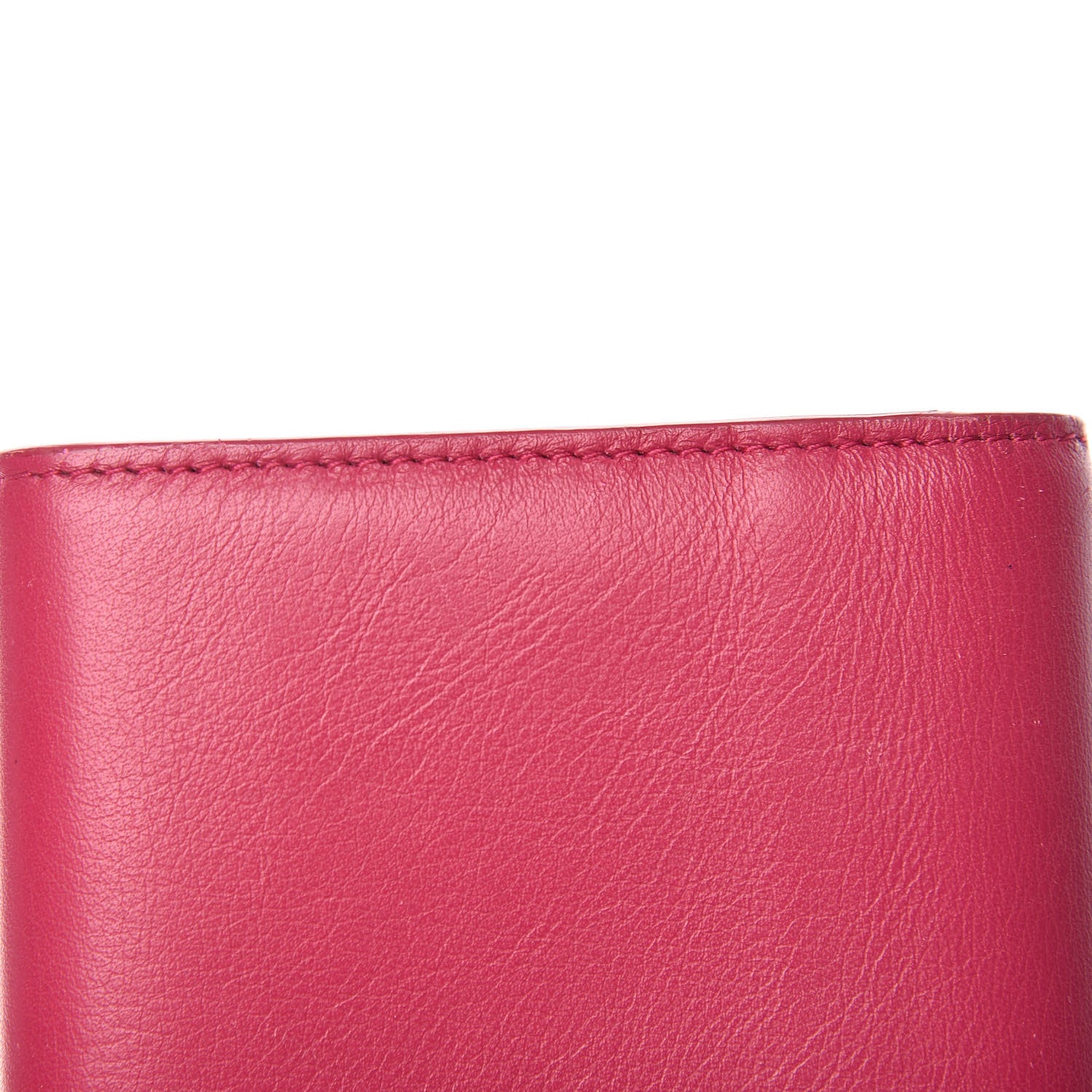 Saint Laurent Calfskin Classic Y Ligne Clutch Fuchsia 9 of 11