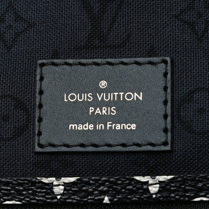 Louis Vuitton Monogram Giant Crafty Neverfull MM Creme Rouge Black 6 of 10