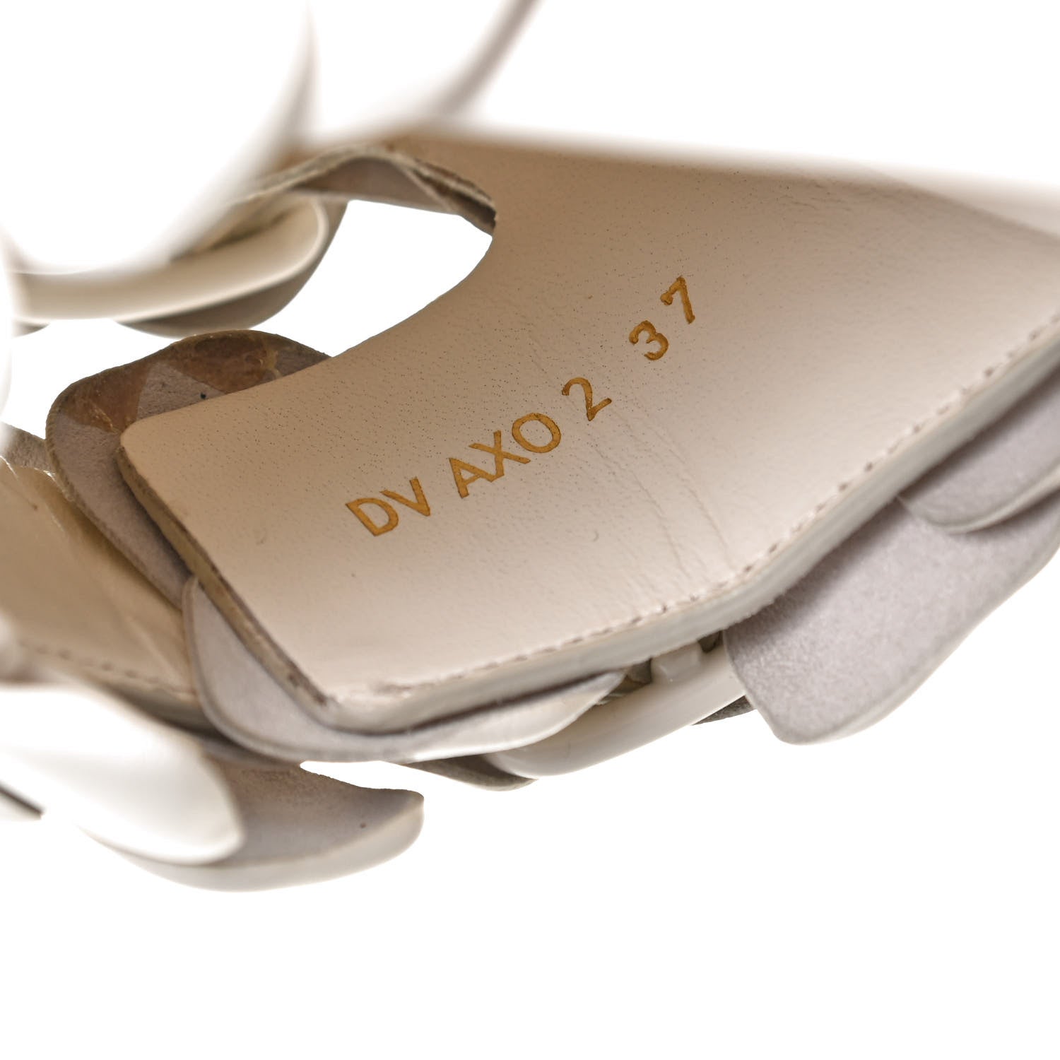 Valentino Garavani Kidskin Atelier 03 Rose Edition Double Buckle Slide Sandals 37 Avorio 10 of 11