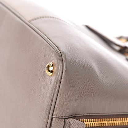 Prada Saffiano Lux Bi-Color Promenade Tote Argilla Pomice 12 of 15
