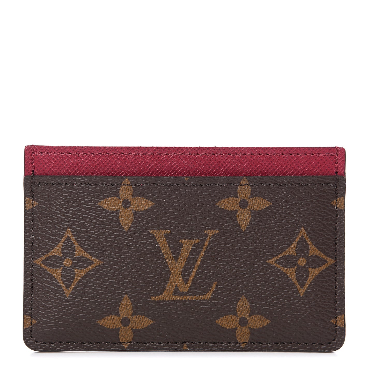 Monogram Card Holder Fuchsia