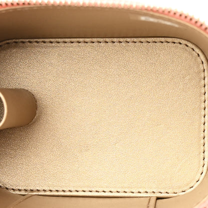 Chanel Lambskin Quilted Pearl Crush Mini Vanity Case With Chain Coral 5 of 12