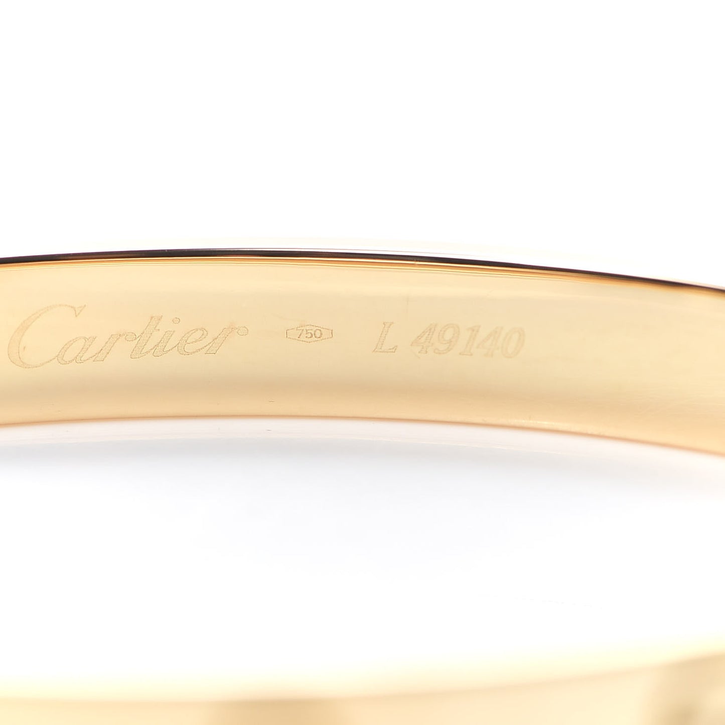 18K Yellow Gold LOVE Bracelet 17