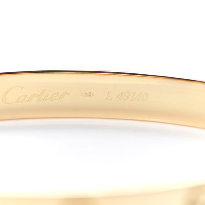 Cartier 18K Yellow Gold LOVE Bracelet 17 6 of 7