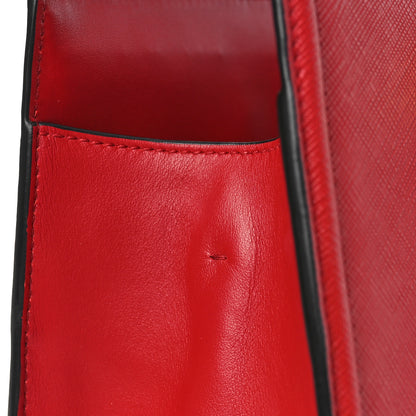 Prada Saffiano Soft Calfskin Tote Fuoco 10 of 10