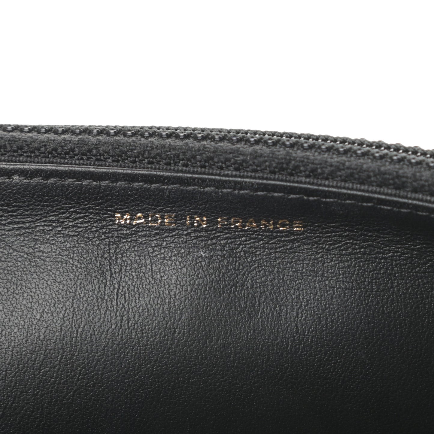 Calfskin Quilted Chain Around Boy Wallet On Chain WOC Black
