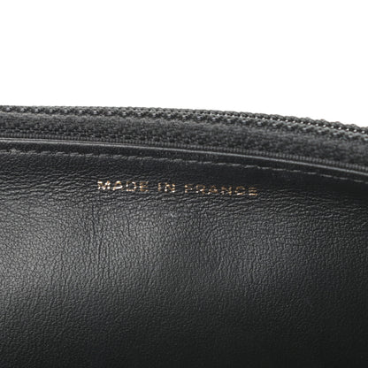 Chanel Calfskin Quilted Chain Around Boy Wallet On Chain WOC Black 7 of 14