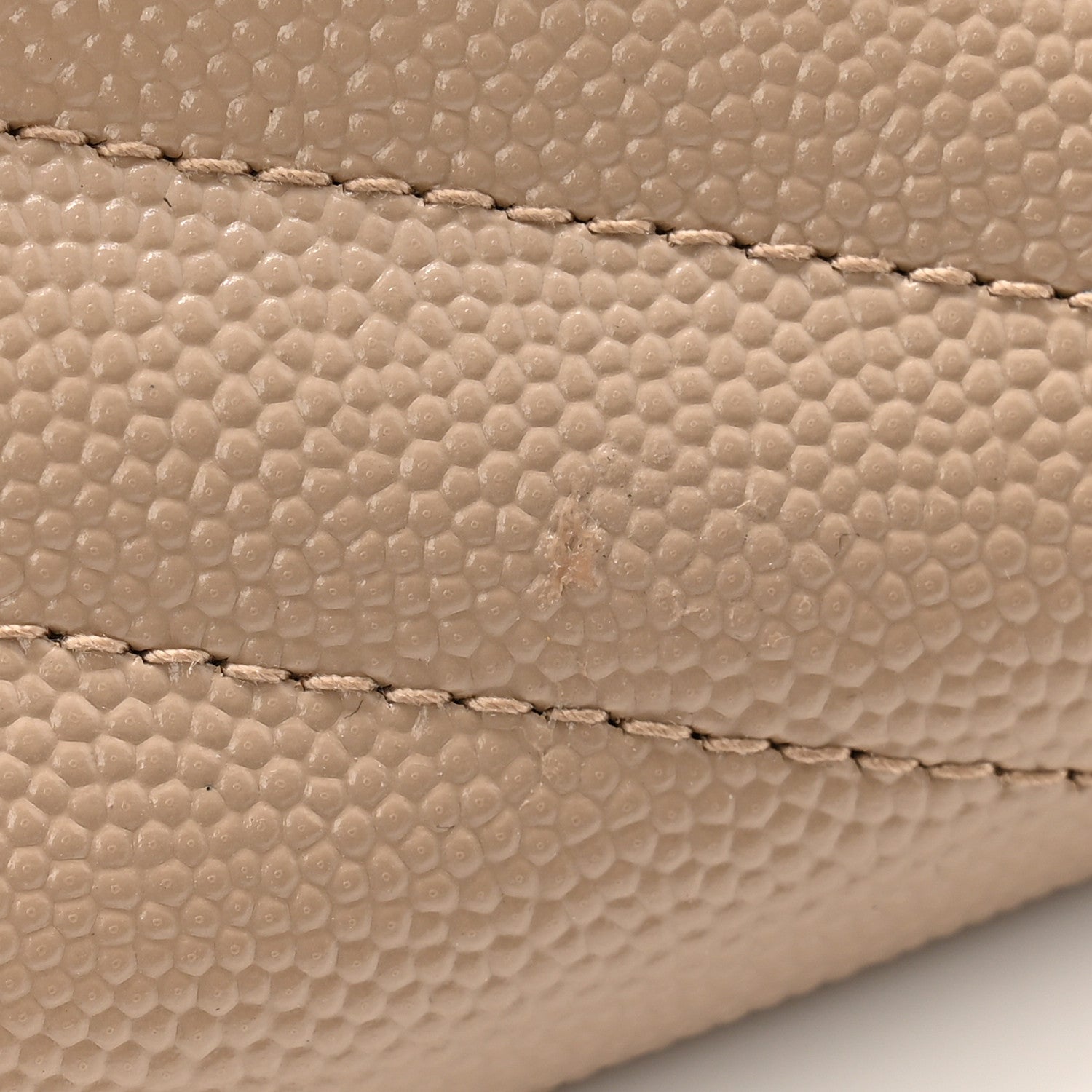Saint Laurent Grain De Poudre Matelasse Chevron Monogram Envelope Clutch Dark Beige 8 of 9