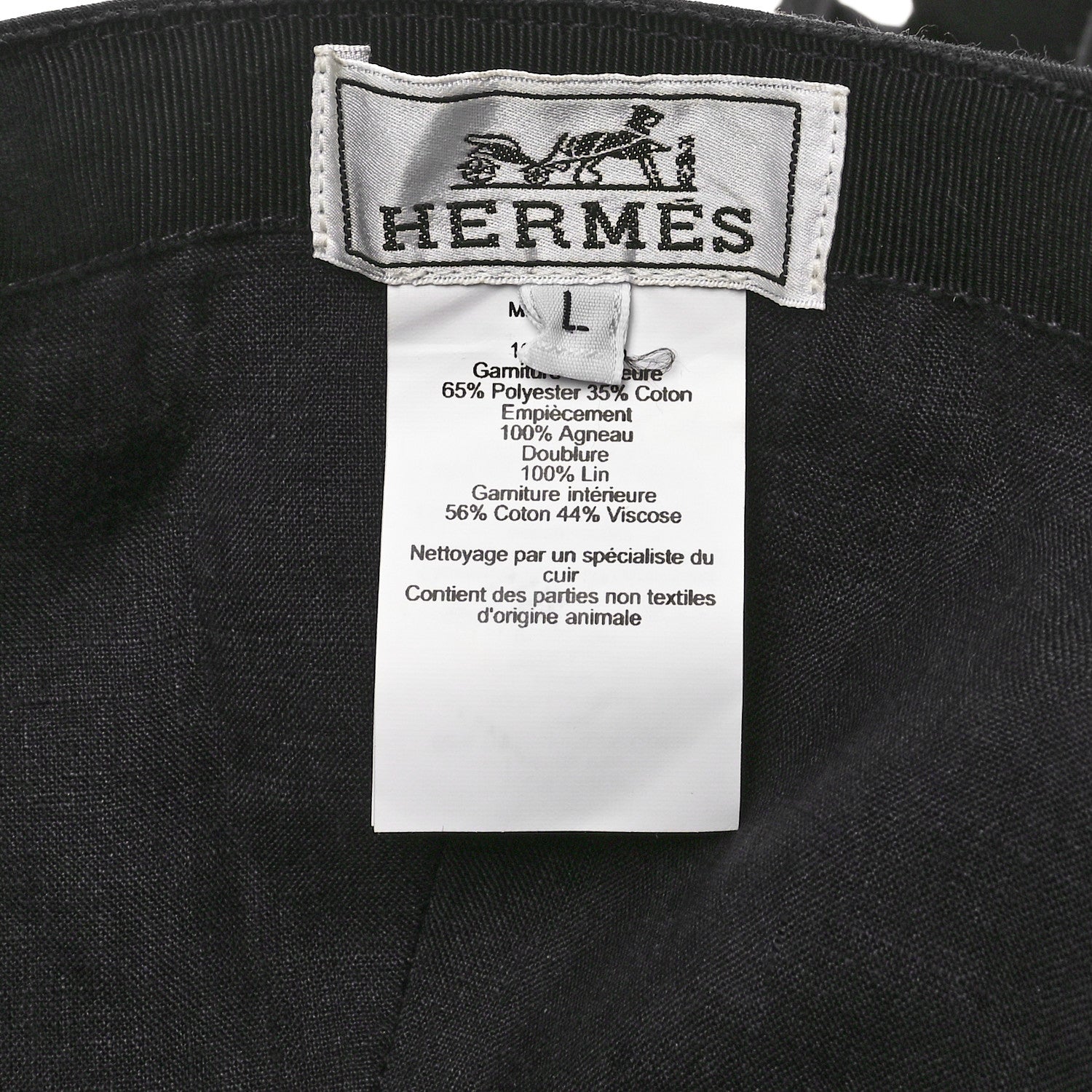 Hermes Cotton Texas Dream Cap L Marine 8 of 10
