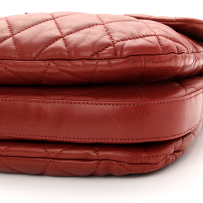 Chanel Lambskin Quilted Chanel 3 Maxi Flap Bag Red 10 of 10