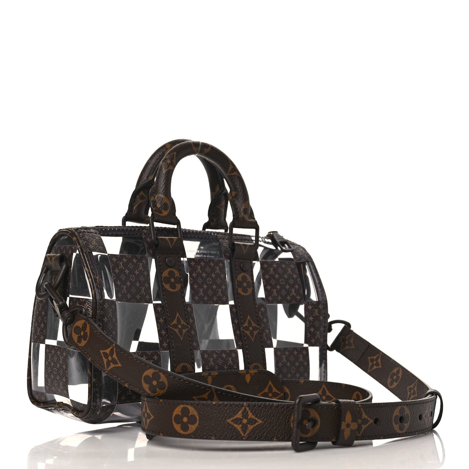 Louis Vuitton PVC Monogram Chess Keepall Bandouliere 25 3 of 10