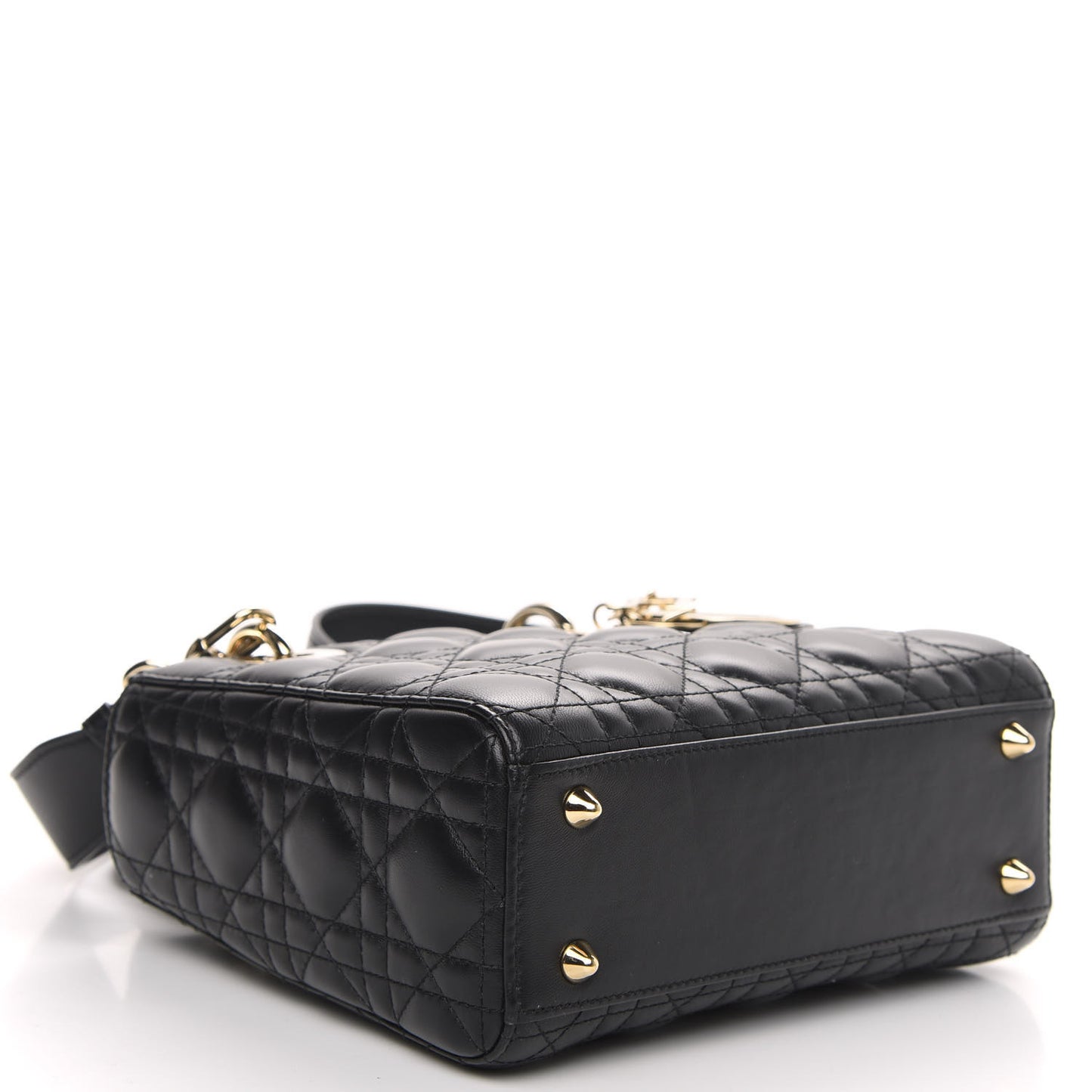 Lambskin Cannage Small My ABCDior Lady Dior Black