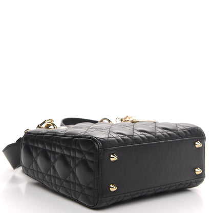 Christian Dior Lambskin Cannage Small My ABCDior Lady Dior Black 4 of 10