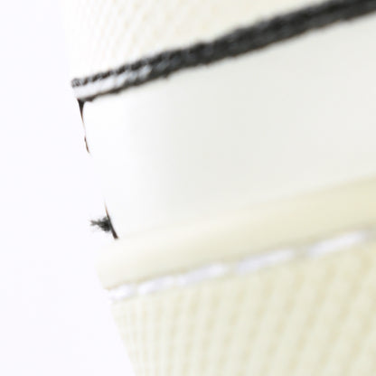 Prada Calfskin Logo Speech-Bubble Sneakers 35 White Black 9 of 9