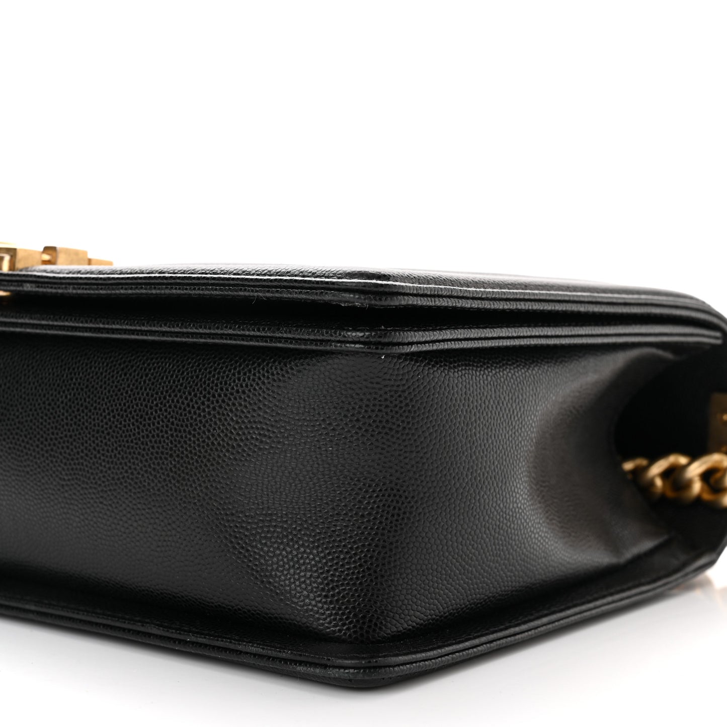 Caviar Quilted New Medium Boy Flap Black