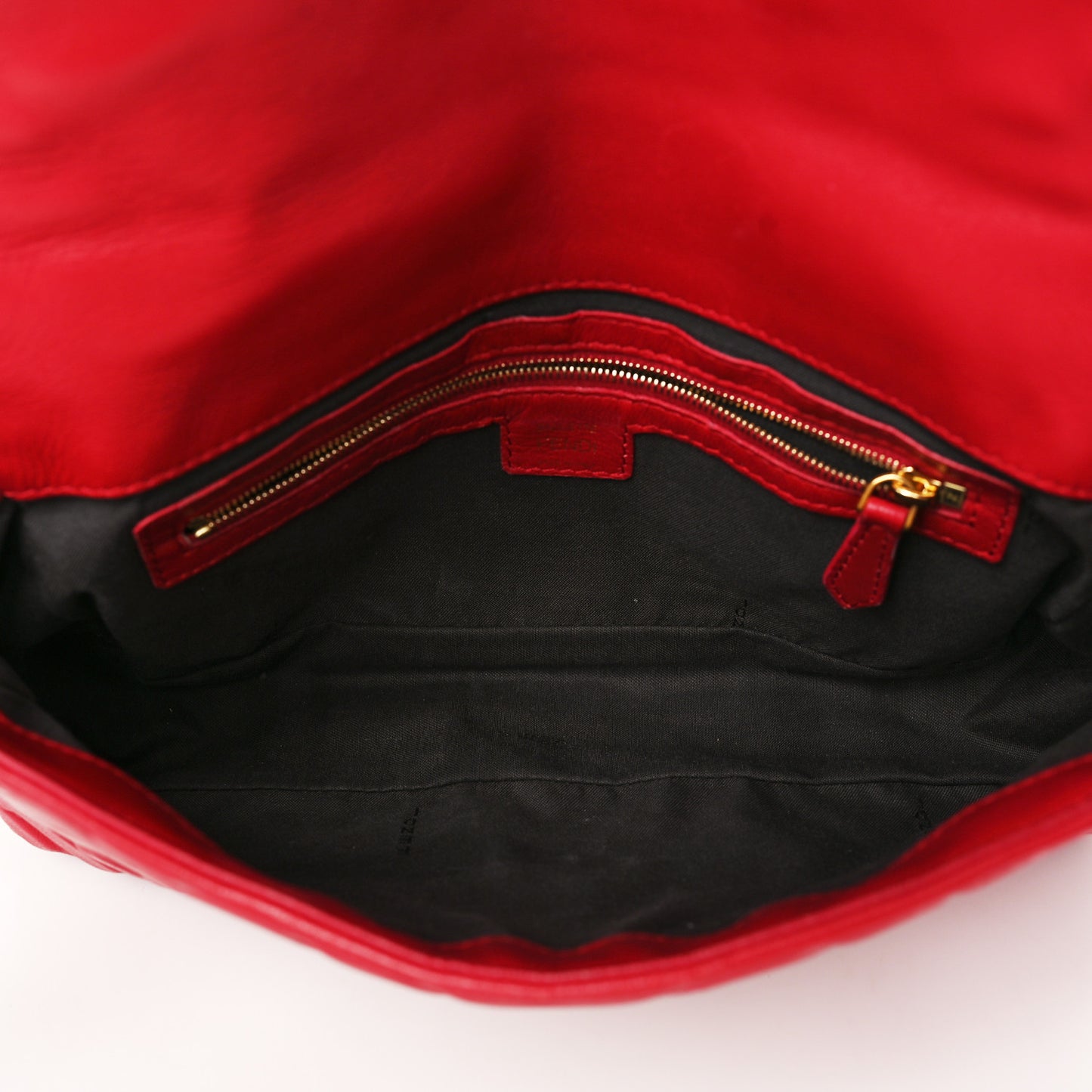 Nappa FF 1974 Embossed Baguette Fragola
