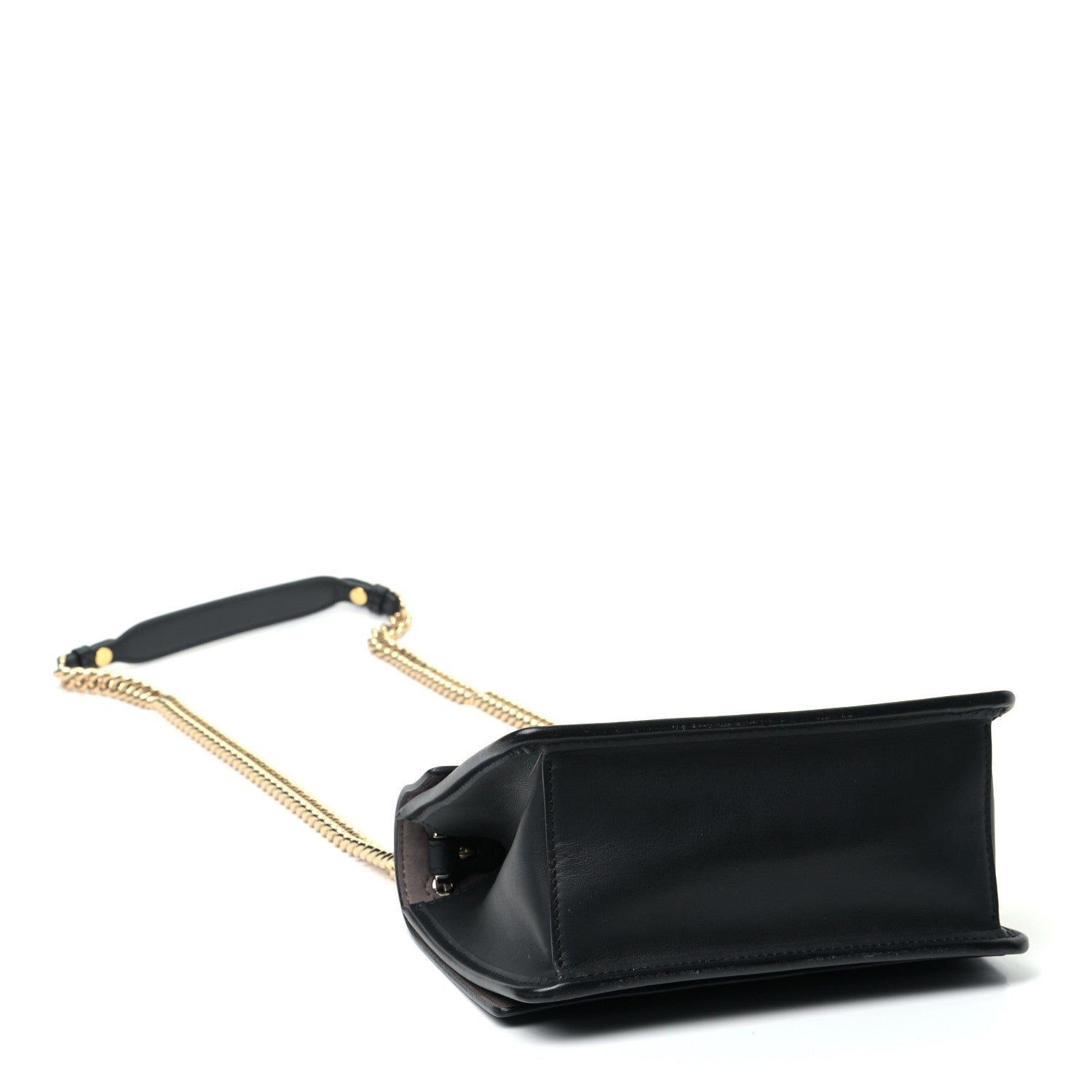 Fendi Vitello Century Opaco F is Fendi Small Kan I Shoulder Bag Black 3 of 5