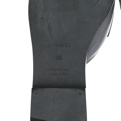 Hermes Goatskin Auteuil Sandals 36 6 of 9