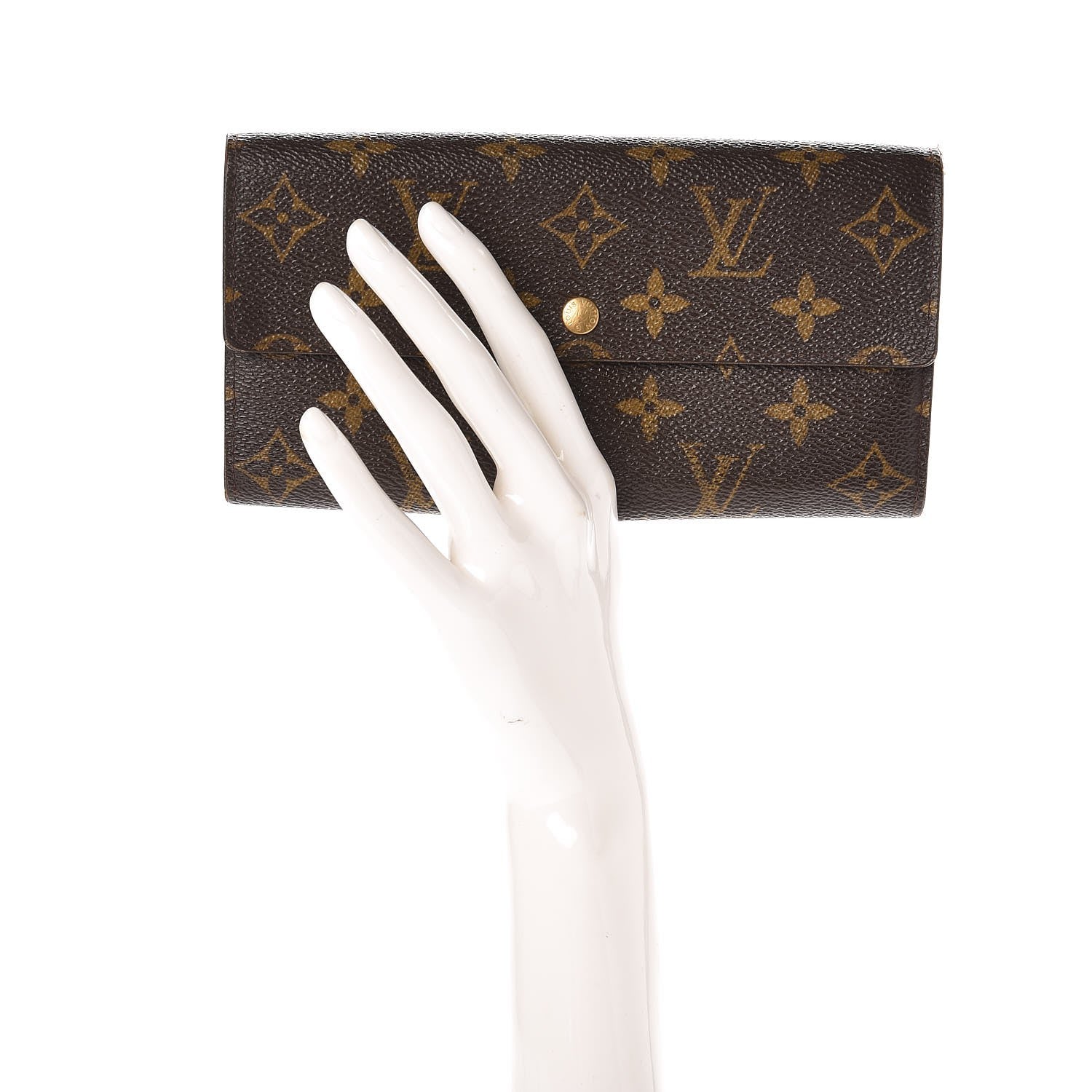 Louis Vuitton Monogram Sarah Wallet 2 of 11