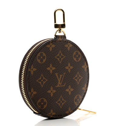 Louis Vuitton Monogram OnTheGo East West Round Coin Purse Red 3 of 6