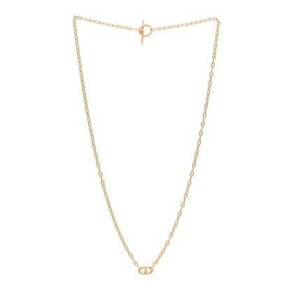 Hermes 18K Yellow Gold TPM Farandole Pendant Necklace 3 of 4
