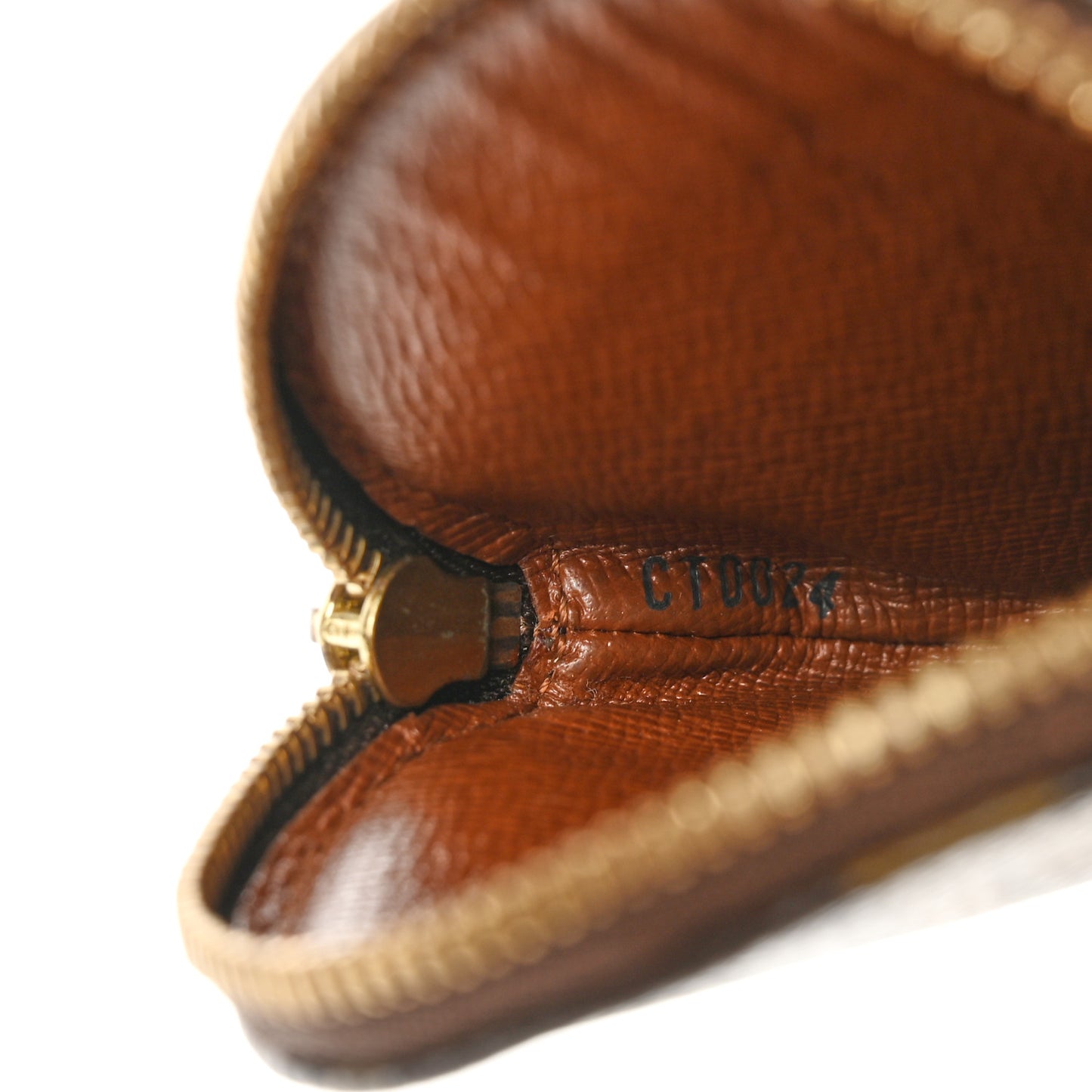 Monogram Round Coin Purse