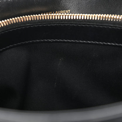Saint Laurent Calfskin Y Quilted Monogram Medium Loulou Chain Satchel Black 14 of 15