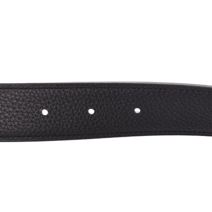 Hermes Box Togo 32mm Guilloche H Belt 90 Black 5 of 7