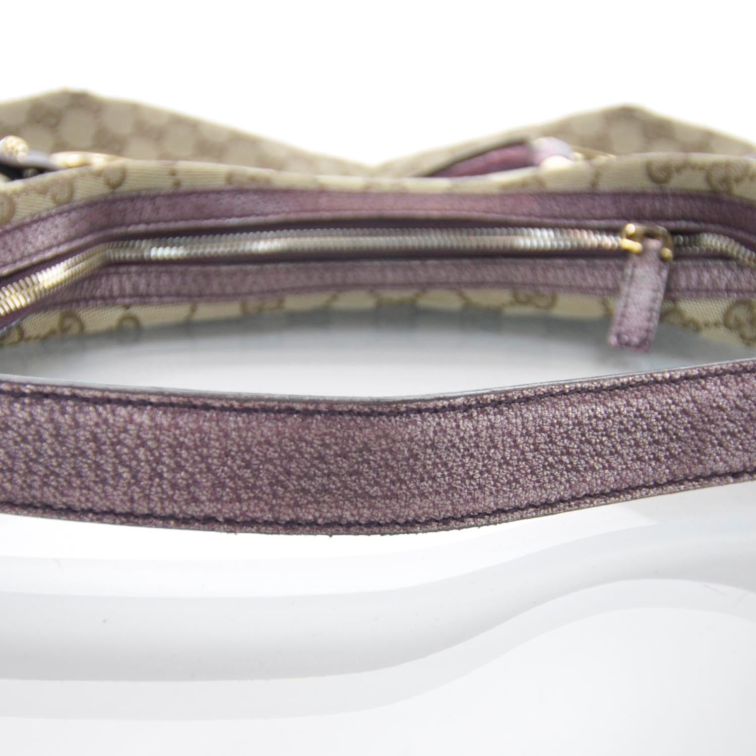 Gucci Monogram Horsebit Chain Hobo 6 of 9
