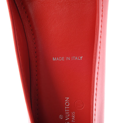 Louis Vuitton Calfskin Oxford Ballerina Flats 37.5 Rouge 8 of 9